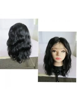 Natural Wave Brazilian Human Hair Lace Front Wigs