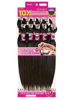 Janet Collection 10X EZ SPLIT Pre-Stretched Crochet Braid 52 -Boutique Wig Shop 10xezs522m
