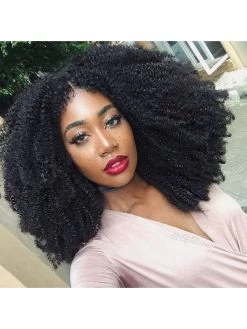 150% Density Human Hair Wigs For Black Women With Baby Hair Kinky Curly Lace Front -Boutique Wig Shop 150 density full lace human hair wigs for black women with baby hair 7a mongolian afro 1 1