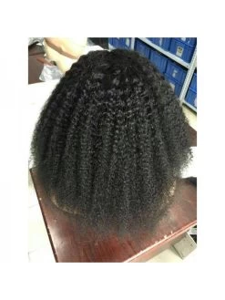 150% Density Human Hair Wigs For Black Women With Baby Hair Kinky Curly Lace Front -Boutique Wig Shop 150 density full lace human hair wigs for black women with baby hair 7a mongolian afro 4