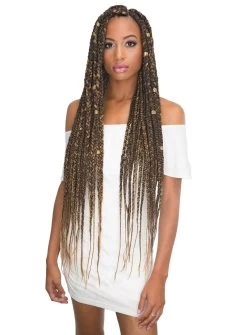 JANET COLLECTION EZ WEAR PRE-STRETCHED EZ TEX BRAID (44, 54 INCHES) -Boutique Wig Shop 1 1 1