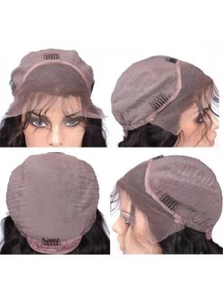 180% Density Lace Front Human Hair Wigs Silk Straight Human Hair Wig For Black Women -Boutique Wig Shop 250 density lace front human hair wigs brazilian full lace wigs silk straight 8a full lace 3