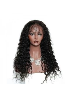 180% Density Loose Curly Human Hair Wigs Lace Front Wigs With Baby Hair -Boutique Wig Shop 250 density loose curly full lace human hair wigs brazilian virgin lace front wigs loose wave 2