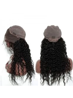 180% Density Loose Curly Human Hair Wigs Lace Front Wigs With Baby Hair -Boutique Wig Shop 250 density loose curly full lace human hair wigs brazilian virgin lace front wigs loose wave 3