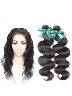 7A 360 Frontal With 3 Bundles Malaysian Hair Body Wave