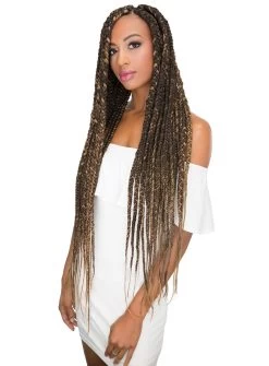 JANET COLLECTION EZ WEAR PRE-STRETCHED EZ TEX BRAID (44, 54 INCHES) -Boutique Wig Shop 2 1