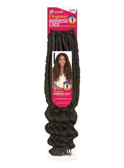 JANET COLLECTION 2X MAMBO ORGANIC GODDESS LOCS 18 Inch -Boutique Wig Shop 2x mambo organic goddess locs 1