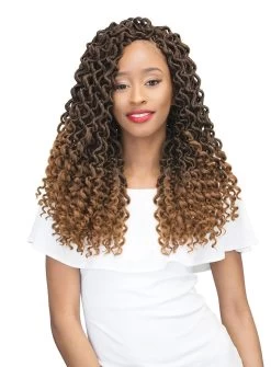 JANET COLLECTION 2X MAMBO CURLY BOHEMIAN LOCS 18 INCH