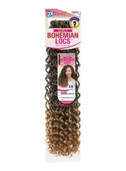 JANET COLLECTION 2X MAMBO CURLY BOHEMIAN LOCS 18 INCH -Boutique Wig Shop 2x mambo curly bohemian locs 18