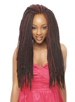 JANET COLLECTION 2X MAMBO TANTALIZING TWIST BRAID (10, 14, 18 Inches) -Boutique Wig Shop 2x mambo tantalizing twist braid 18 2
