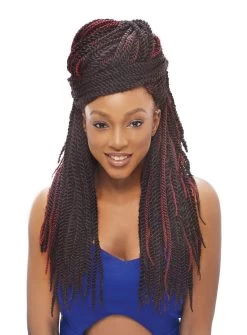 JANET COLLECTION 2X MAMBO TANTALIZING TWIST BRAID (10, 14, 18 Inches) -Boutique Wig Shop 2x mambo tantalizing twist braid 18 3