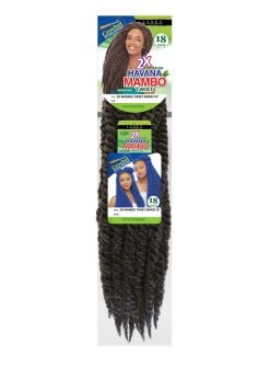 JANET COLLECTION 2X MAMBO TWIST BRAID (10, 12, 14, 18, 24 INCHES) 19 JANET COLLECTION 2X MAMBO TWIST BRAID (10, 12, 14, 18, 24 INCHES) -Boutique Wig Shop 2x mambo twist braid 18inch black