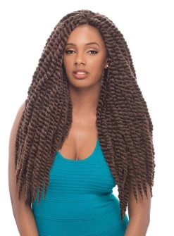 JANET COLLECTION 2X MAMBO TWIST BRAID (10, 12, 14, 18, 24 INCHES) 16 JANET COLLECTION 2X MAMBO TWIST BRAID (10, 12, 14, 18, 24 INCHES) -Boutique Wig Shop 2x mambo twit braid 18 2