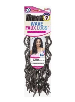 JANET COLLECTION 2X MAMBO WAVE FAUX LOCS (10,12,14,16 Inches) -Boutique Wig Shop 2x mambo wave faux locs 12
