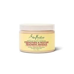 SheaMoisture Jamaican Black Castor Oil Treatment Masque For Dry Hair Jamaican Black Castor Oil Paraben Free Hair Mask 12 Oz