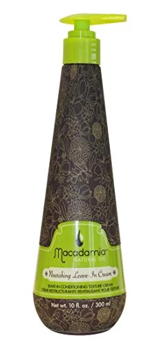 Macadamia Oil Nourishing Leave-In Cream 100% Vegan, 10 Ounces Bottle