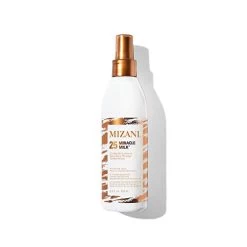 Mizani 25 Benefit Miracle Milk Leave In Conditioner | Heat Protectant And Detangler Spray| Formulated With Coconut Oil | For Frizzy & Curly Hair | 8.5 Fl Oz