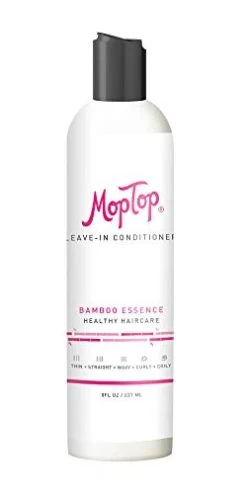 MopTop Leave-in Conditioner For Fine, Thick, Wavy, Curly & Kinky-Coily Natural Hair, Anti Frizz Curl Moisturizer, Definer & Lightweight Curl Enhancer W/Aloe, Great For Dry Hair- 8oz