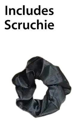 Snatched Flames Double Layered Satin Long Bonnet For Women With Braids, Dreadlocks, Wigs, Or Natural Hair+Includes Satin Scruchie (Black) -Boutique Wig Shop 31byhe lmoL