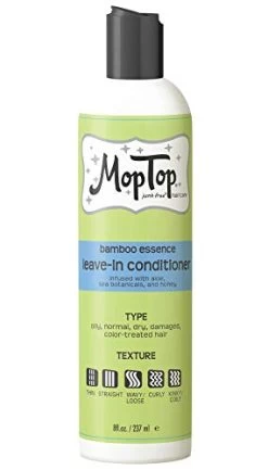 MopTop Leave-in Conditioner For Fine, Thick, Wavy, Curly & Kinky-Coily Natural Hair, Anti Frizz Curl Moisturizer, Definer & Lightweight Curl Enhancer W/Aloe, Great For Dry Hair- 8oz -Boutique Wig Shop 31njG3L6vLL