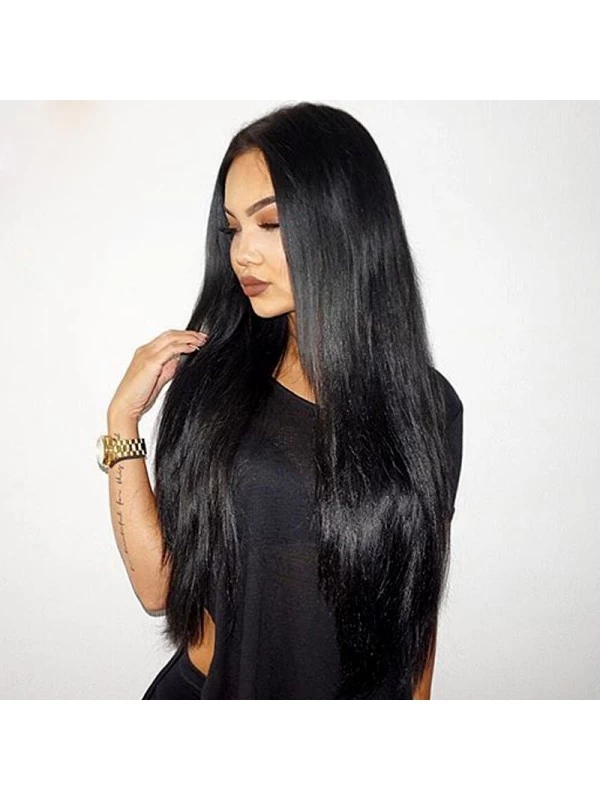 Lace Wig 150% Density Lace Front Human Hair Wigs Braizlian Silk Straight 4 Lace Wig 150% Density Lace Front Human Hair Wigs Braizlian Silk Straight - Image 4