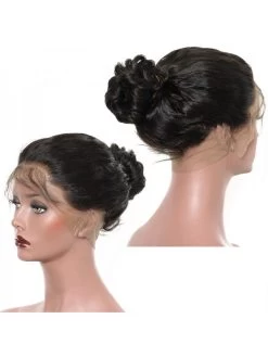 Full Lace Long Wavy Human Hair Wigs -Boutique Wig Shop 360 lace wigs 8a brazilian body wave lace front human hair wigs pre plucked 360 frontal 3