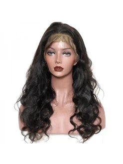Full Lace Long Wavy Human Hair Wigs -Boutique Wig Shop 360 lace wigs 8a brazilian body wave lace front human hair wigs pre plucked 360 frontal 4