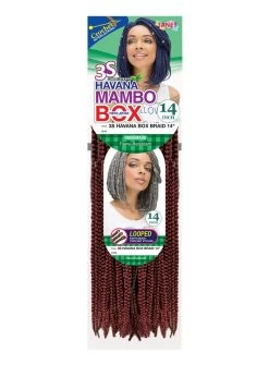 JANET COLLECTION 3S HAVANA BOX BRAID (10, 12, 14, 18, 24 Inches) -Boutique Wig Shop 3s havana box braid 14