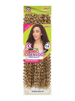 JANET COLLECTION 3X WATER WAVE 24 Inch 5 JANET COLLECTION 3X WATER WAVE 24 Inch -Boutique Wig Shop 3x water wave 24