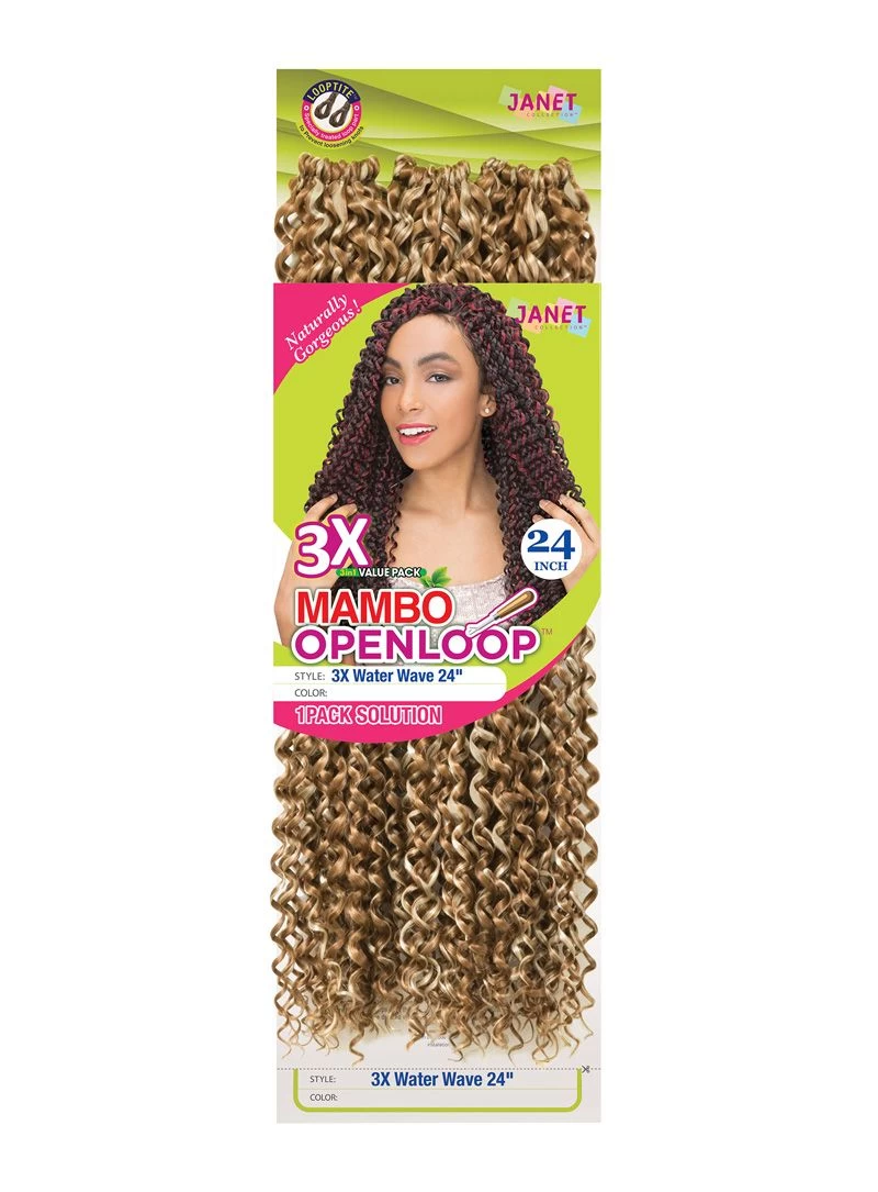 JANET COLLECTION 3X WATER WAVE 24 Inch 3 JANET COLLECTION 3X WATER WAVE 24 Inch - Image 3