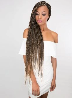 JANET COLLECTION EZ WEAR PRE-STRETCHED EZ TEX BRAID (44, 54 INCHES) -Boutique Wig Shop 4