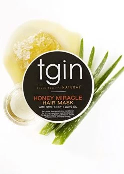 Tgin Honey Miracle Hair Mask For Natural Hair – 12 Oz – Dry Hair – Curly Hair – Type 3c And 4c Hair – Deep Conditioner -Boutique Wig Shop 410XYe UftL