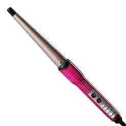 INFINITIPRO BY CONAIR Tourmaline Ceramic 1-Inch To 1/2-Inch Curling Wand, Tapered Wand Produces Beachy Waves