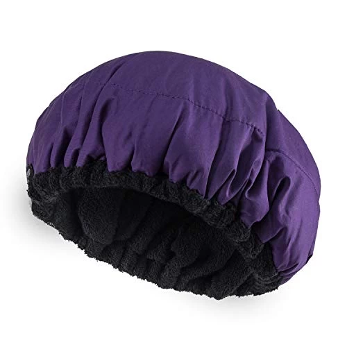 Deep Conditioning Heat Cap Microwavable Heat Cap For Steaming Hair Styling And Treatment Steam Cap Steaming Haircare Therapy (Purple) 1 Deep Conditioning Heat Cap Microwavable Heat Cap For Steaming Hair Styling And Treatment Steam Cap Steaming Haircare Therapy (Purple)