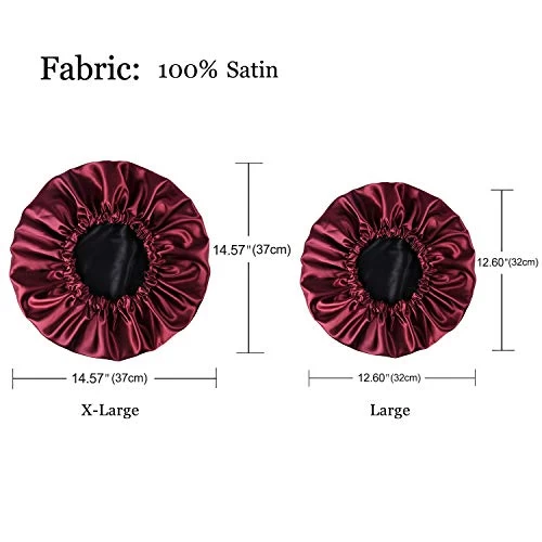 YANIBEST Silk Bonnet For Sleeping Satin Bonnet Hair Bonnets For Black Women And Men Double Layer Ajustable Bonnet For Curly Braids Hair 3 YANIBEST Silk Bonnet For Sleeping Satin Bonnet Hair Bonnets For Black Women And Men Double Layer Ajustable Bonnet For Curly Braids Hair - Image 3