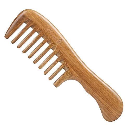 Breezelike Sandalwood Hair Comb – No Static Handmade Wide Tooth Comb – Natural Wooden Detangling Comb With Gift Box 1 Breezelike Sandalwood Hair Comb – No Static Handmade Wide Tooth Comb – Natural Wooden Detangling Comb With Gift Box