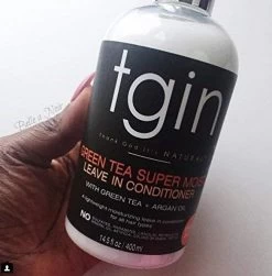 Tgin Green Tea Super Moist Leave-in Conditioner For Natural Hair – Protective Styles – Dry Hair – Curly Hair – Promotes Growth – Lightweight – Natural Hair – Moisture – 13 Oz -Boutique Wig Shop 417g43mTbrL
