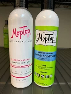 MopTop Leave-in Conditioner For Fine, Thick, Wavy, Curly & Kinky-Coily Natural Hair, Anti Frizz Curl Moisturizer, Definer & Lightweight Curl Enhancer W/Aloe, Great For Dry Hair- 8oz -Boutique Wig Shop 41Ar2ByTzXCL