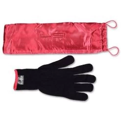 HSI Professional Glider Ceramic Flat Iron Hair Straightener – Pro Hairstyling Tool Plus Hair Treatment Pouch & Glove – Adjustable Temperature Even Heat Distribution For Straightening And Curling Hair -Boutique Wig Shop 41Az6oA9BTL