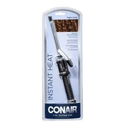 Conair Instant Heat 1/2-Inch Curling Iron, 1/2-inch Barrel Produces Spiral Curls – For Use On Short To Medium Hair, Black -Boutique Wig Shop 41EMetknjJL