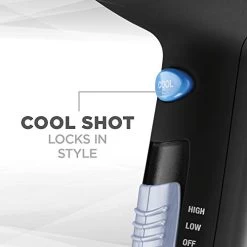 Conair 1875-Watt Ionic Ceramic Hair Dryer With Diffuser And Concentrator, Black -Boutique Wig Shop 41K1jvsf94L