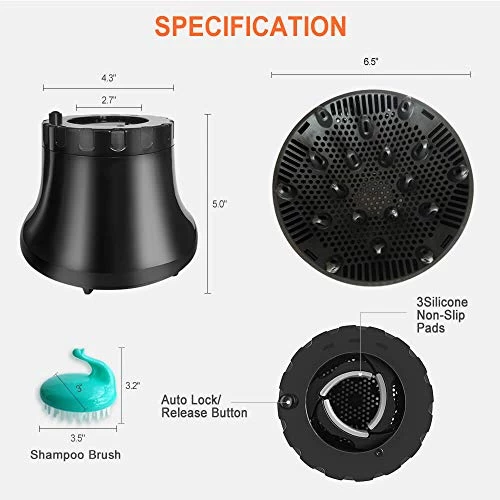 Universal Hair Diffuser, Hair Dryer Diffuser Attachment For Curly And Natural Wavy Hair, Professional Blow Dryer Diffuser, Adjustable From 1.4 Inch To 2.6 Inch 6 Universal Hair Diffuser, Hair Dryer Diffuser Attachment For Curly And Natural Wavy Hair, Professional Blow Dryer Diffuser, Adjustable From 1.4 Inch To 2.6 Inch - Image 6