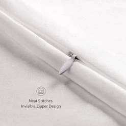 YANIBEST Silk Pillowcase For Hair And Skin 22 Momme 600 Thread Count 100% Mulberry Silk Bed Pillowcase With Hidden Zipper, 1 Pack King Size Pillow Case White -Boutique Wig Shop 41PP5jD6LXL