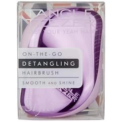 Tangle Teezer The Compact Styler Detangling Brush, Dry And Wet Hair Brush Detangler For Traveling And Small Hands, Lilac Gleam -Boutique Wig Shop 41R9k321D2BL