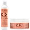 Shea Moisture Coconut & Hibiscus Kids Combo Pack – Includes Kids Curling Butter Cream, 6 Oz & Kids Curl & Shine 2-in-1 Shampoo & Conditioner, 8 Oz