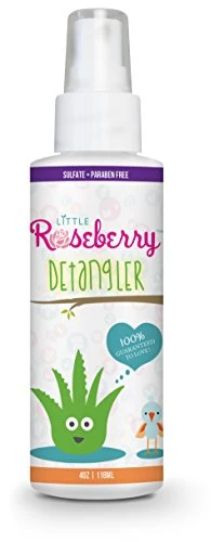 Hair Detangler Spray For Kids. Made With Organic Aloe Vera Juice And Natural Vitamins To Hydrate. Organic Detangler And Leave In Conditioner For Children & Adults. No Chemicals Or Fragrance. USA Made.