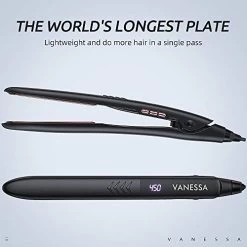 VANESSA PRO 100% Pure Titanium Flat Iron, 1-inch -Boutique Wig Shop 41U9d Q5z L
