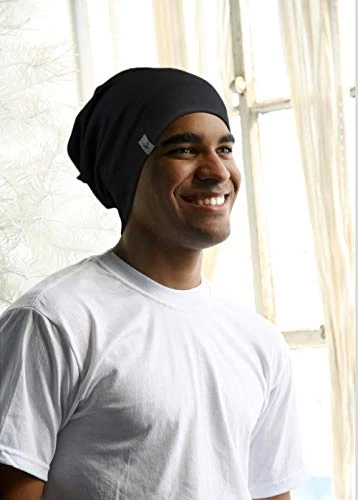 Winitas Satin Lined Sleep Cap For Men With Curly Hair Dreadlocks 6 Winitas Satin Lined Sleep Cap For Men With Curly Hair Dreadlocks - Image 6