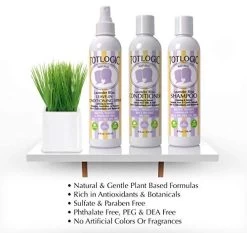 TotLogic Kids & Baby Safe Conditioner – 8 Oz, Lavender Bliss, Infused With Natural Jojoba Oil And Rich In Antioxidants To Detangler Hair, No Phthalates, Parabens Or Sulfates -Boutique Wig Shop 41X7scp6tbL
