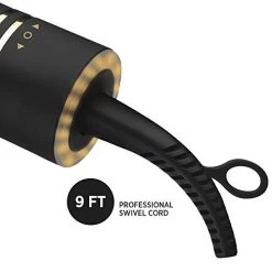 Hot Tools Pro Artist Black Gold Evolve Ionic Salon Hair Flat Iron | Long-Lasting Finish For Straightening Hair, (1-1/4 In) -Boutique Wig Shop 41XGSBYnQcL